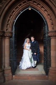 Jane & Ian's Wedding Day - Crichton Church, Dumfries