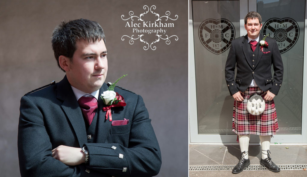 Wedding Photography at Tynecastle, Edinburgh