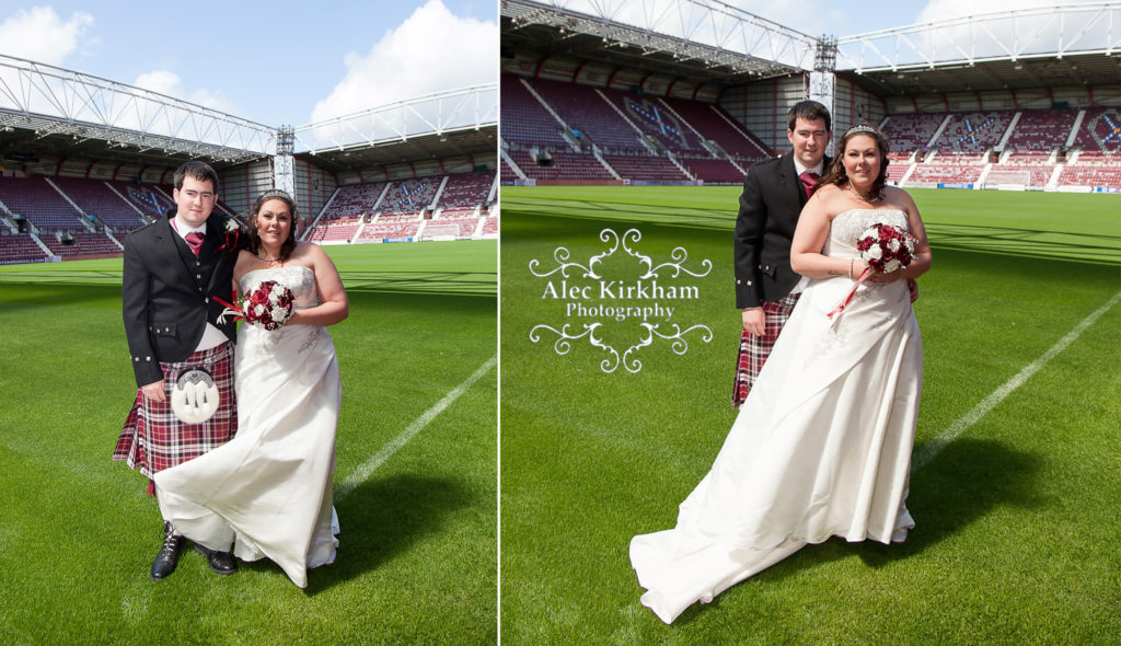 Wedding Photography at Tynecastle, Edinburgh