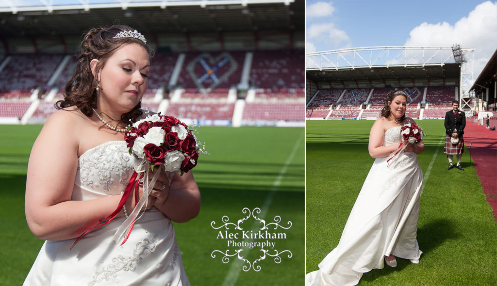 Wedding Photography at Tynecastle, Edinburgh