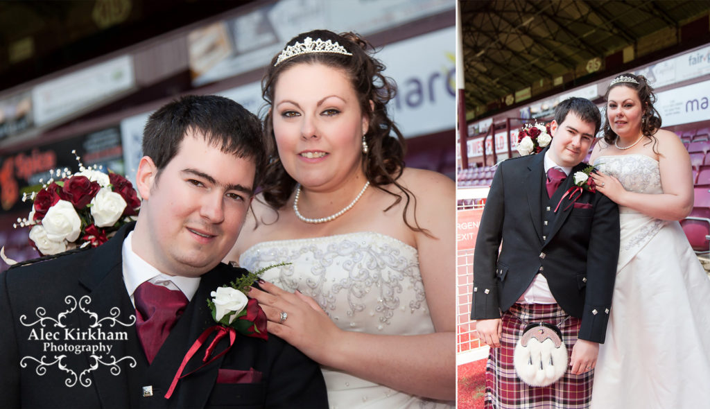 Wedding Photography at Tynecastle, Edinburgh