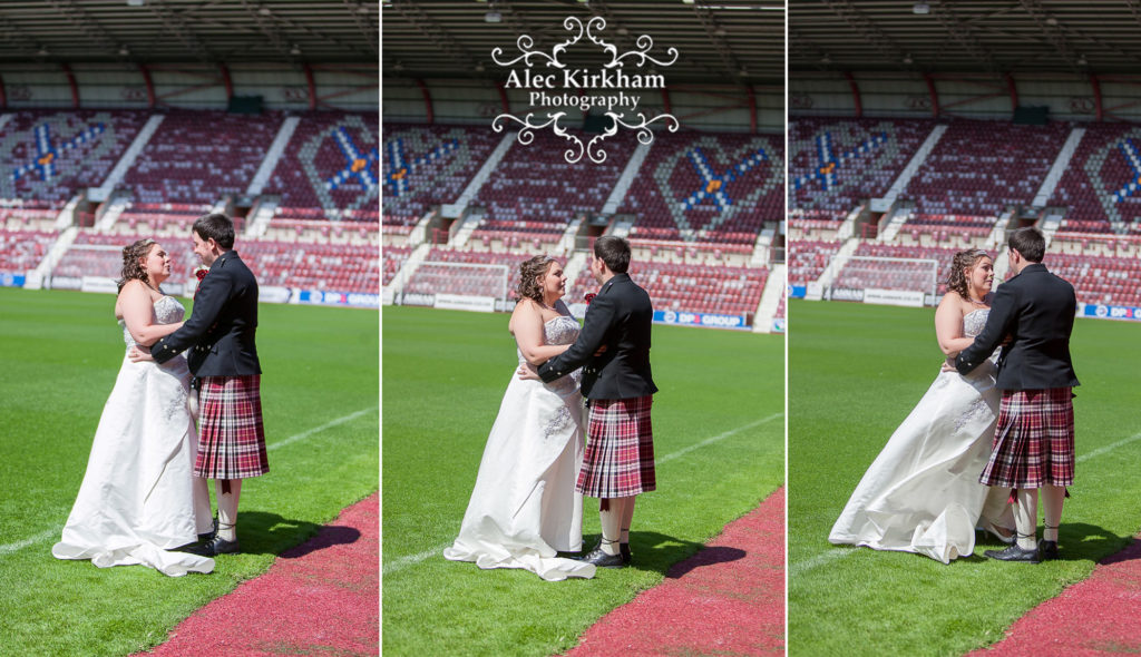 Wedding Photography at Tynecastle, Edinburgh