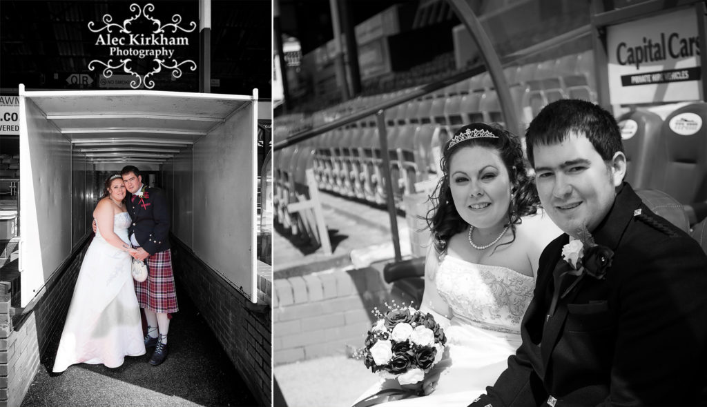 Wedding Photography at Tynecastle, Edinburgh