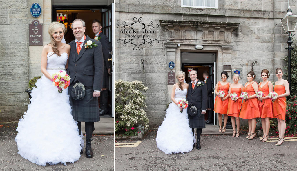 Wedding Photography at Strathaven Hotel, Strathaven