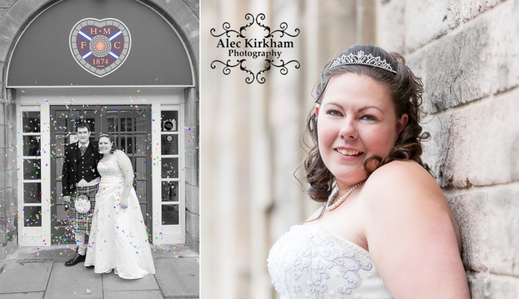 Wedding Photography at Tynecastle, Edinburgh